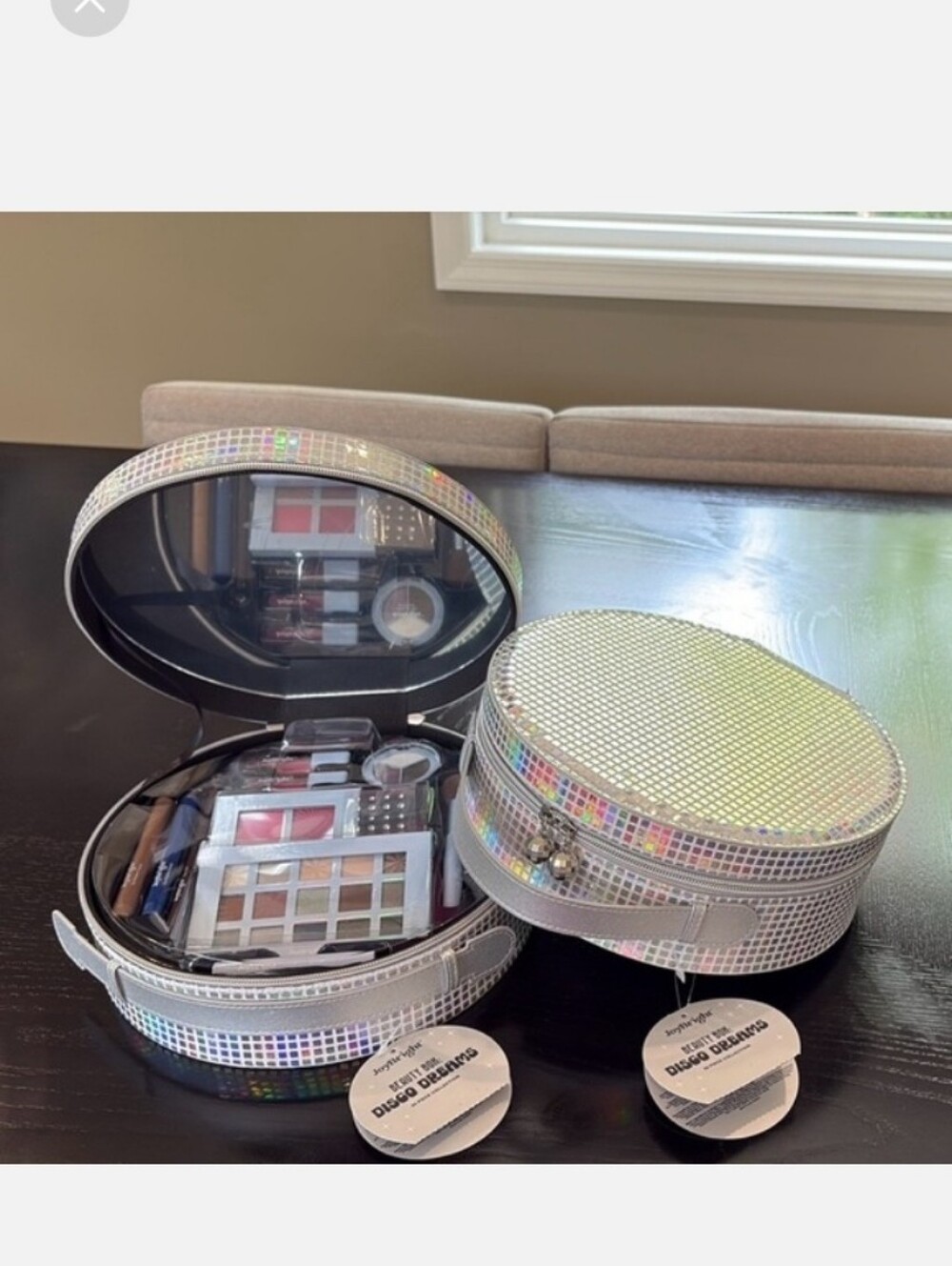 ULTA BEAUTY BOX MAKE UP 33 PC COSMETICS COLLECTION CARRY CASE DISCO DREAMS